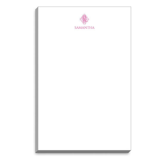 Ornate Script Initial Notepads